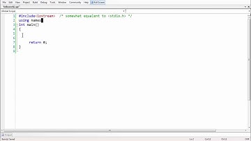 1.Introduction to C++ (hello world)