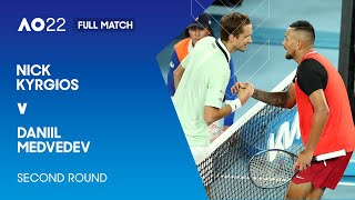 Nick Kyrgios V Daniil Medvedev Full Match Australian Open 2022 Second Round