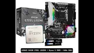 B450 SteelLegend+Ryzen5 2600セット 楽天市場】【 セット品 】AMD Ryzen 5 8600G BOX With Wraith