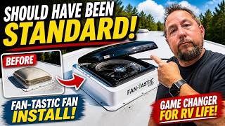 👉 RV Roof Vent Upgrade: Installing a Fan-Tastic Exhaust Fan (Game Changer!)