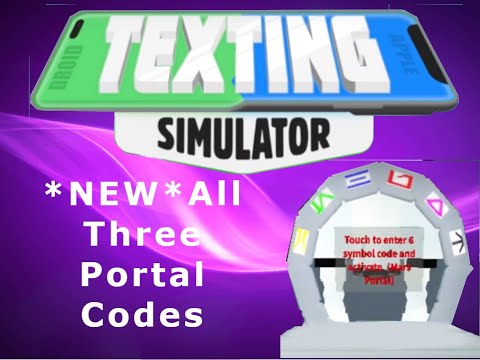 *New* Unlock All The Portals in Texting Simulator Using These Codes | Updated | Roblox