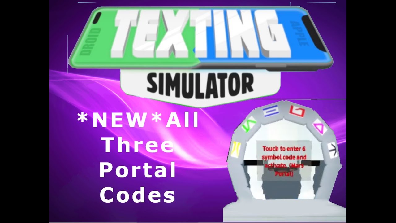  New Unlock All The Portals In Texting Simulator Using These Codes Updated Roblox YouTube