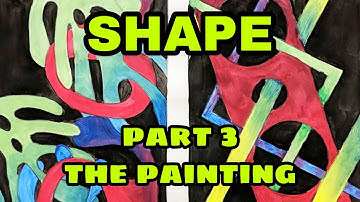 Shape part 3 - the painting - theartproject (2018) chad brown