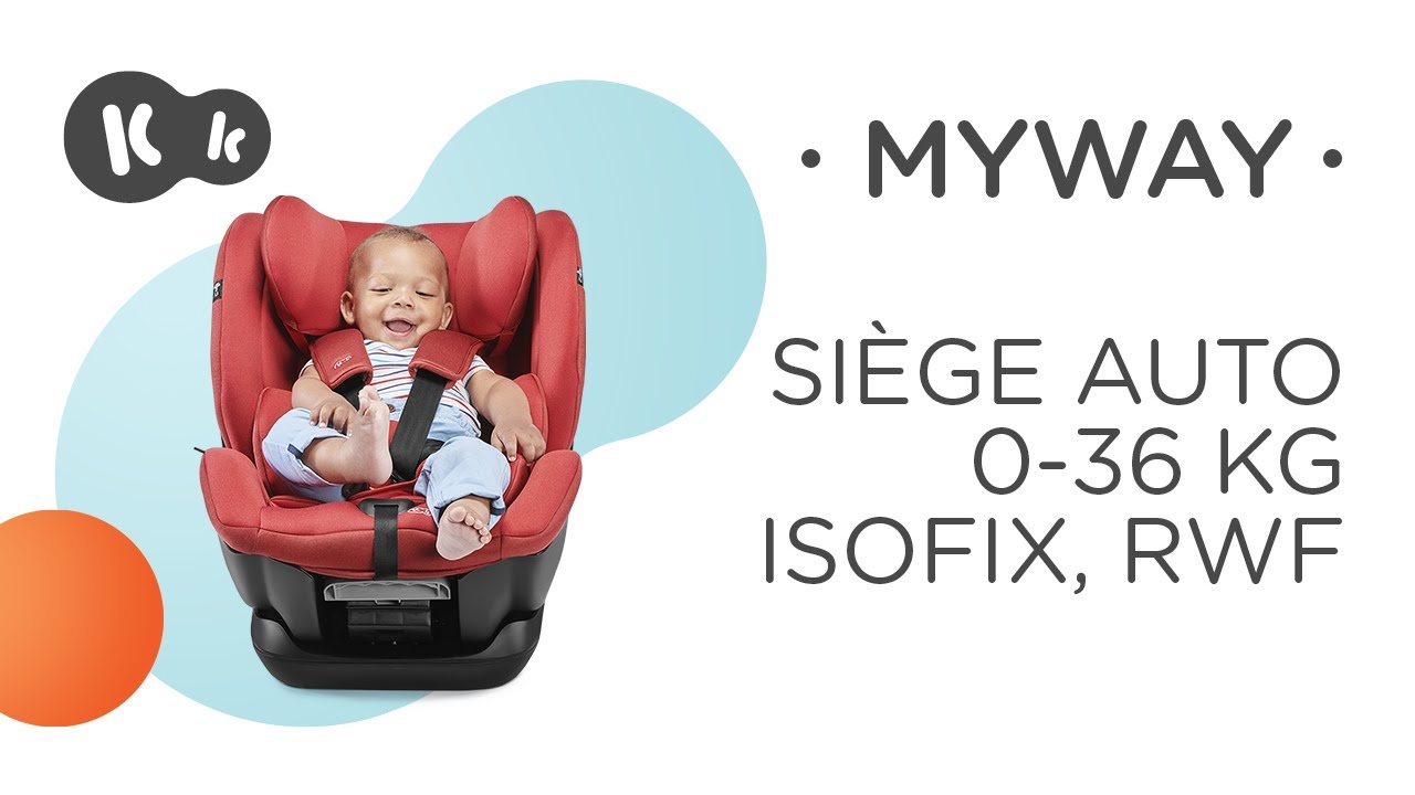 KINDERKRAFT Siège auto isofix groupe 0+/1/2/3 My Way pas cher