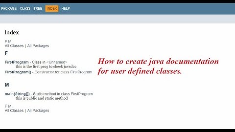 Documentation comments || usage of Javadoc || creating  java doc html page || Identifiers