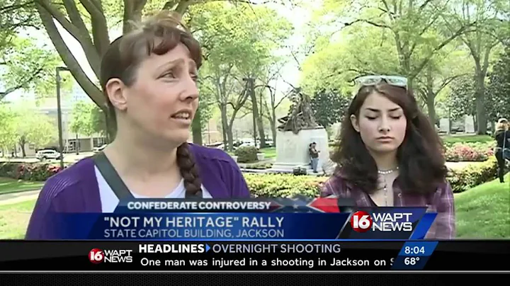 Anti confederate heritage rally in Jackson