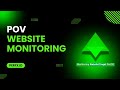 POV | Website Monitoring