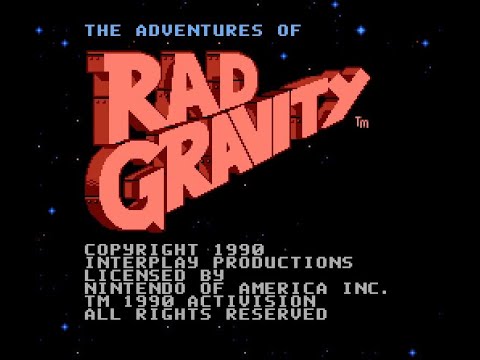 Полное прохождение Приключения Капитана Красная Гравитация (Adventures of Rad Gravity) nes