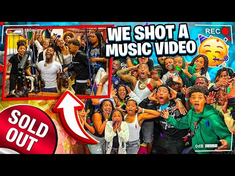 WE HAD THE BIGGEST MEET & GREET EVER AT THE TRAMPOLINE PARK!!! 😱🎥(WE SHOT A MUSIC VIDEO)