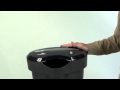 Fellowes ds2 cross cut deskside paper shredder demo