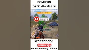 bgmi 1v3 clutch fail shorts video subscribe my channel #bgmi #viral #jonathan #trending #shorts