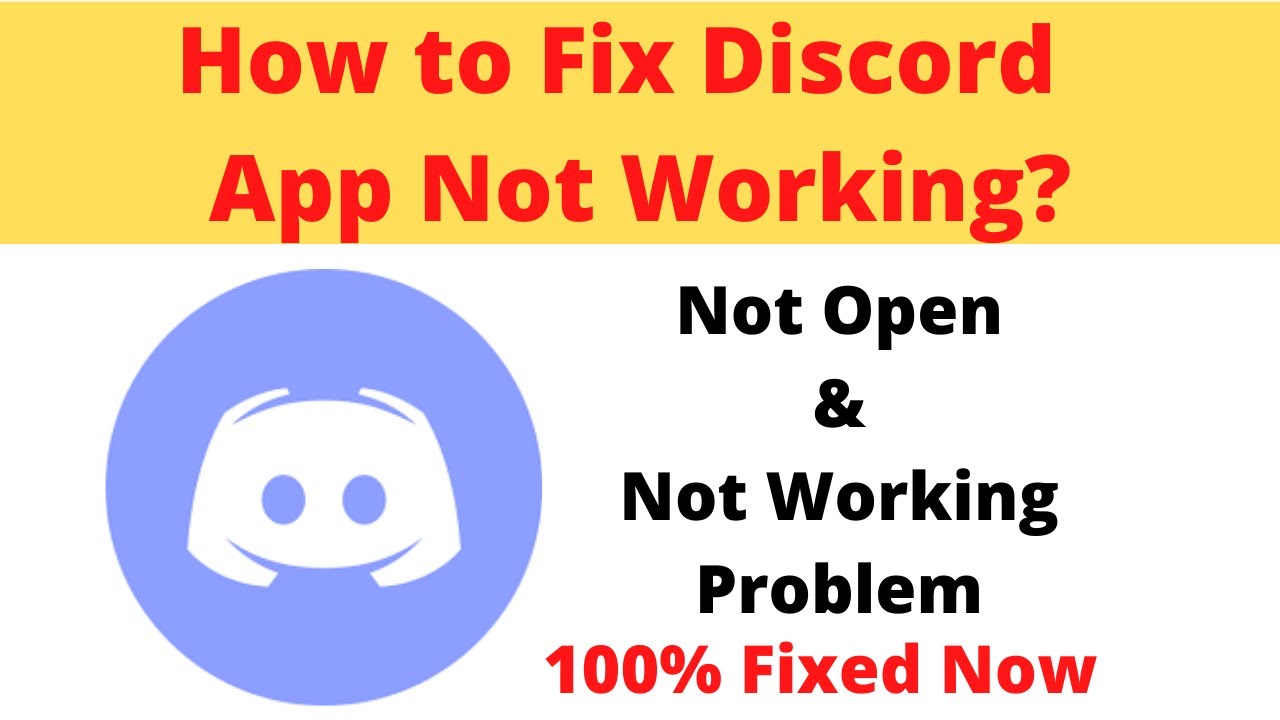 How to Fix Discord Not Working Problem Android & Ios - Not Open Problem ...