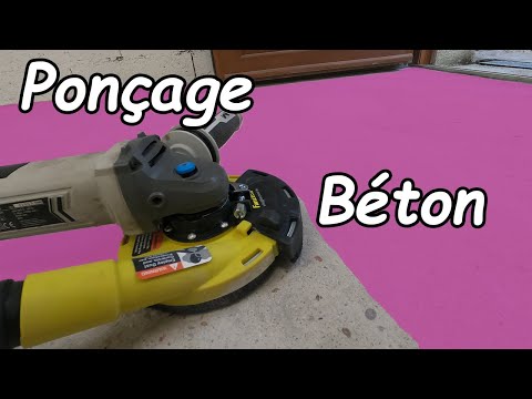 Vidéo: Pouvez-vous poncer le béton à la main ?