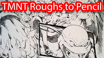 TMNT Roughs to Pencil - Scribbles with Jonathan