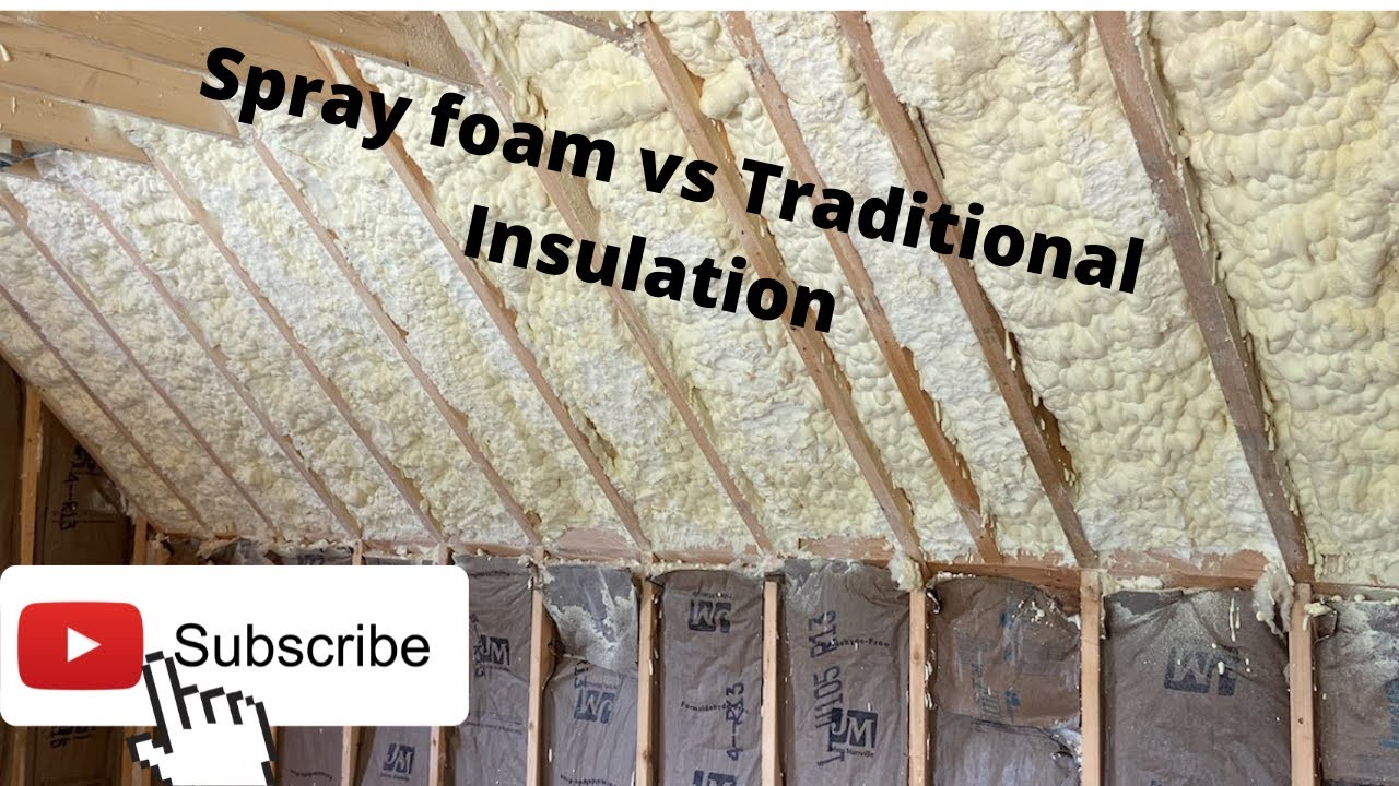 Spray Foam vs. Traditional Insulation - YouTube