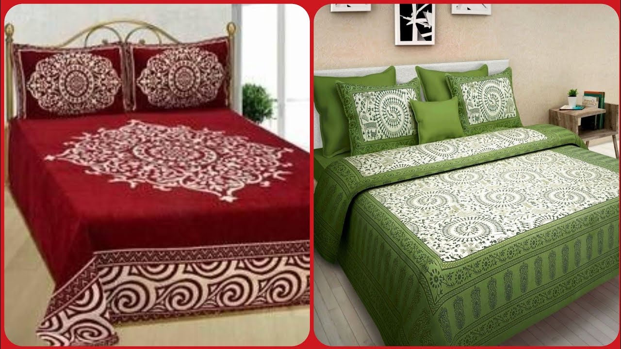 Cotton Comfortable and beautiful bed sheets designs Duvet Bedspread