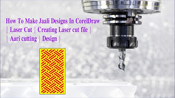 How To Make Jaali Designs In CorelDraw | Laser Cut | Creating Laser cut file | Aari cutting | Design