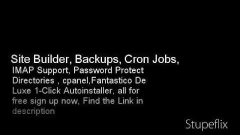 Free Hosting PHP Motion mySQL phpmyadmin webmail sub-domain & sitebuilder