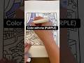 I love the one color pages! #shorts #coloringbook #color #trending #color #coloring #ohuhumarkers