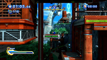 Sonic Generations (PS3): Planet Wisp - Challenge 1 (Doppelganger) - Modern - Speed Run (2:54.53)