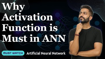 Why Activation Function is Must in ANN | Artificial Neural Network