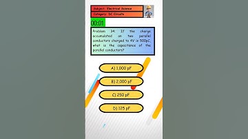 Problem 34: What is the capacitance of the parallel conductors?