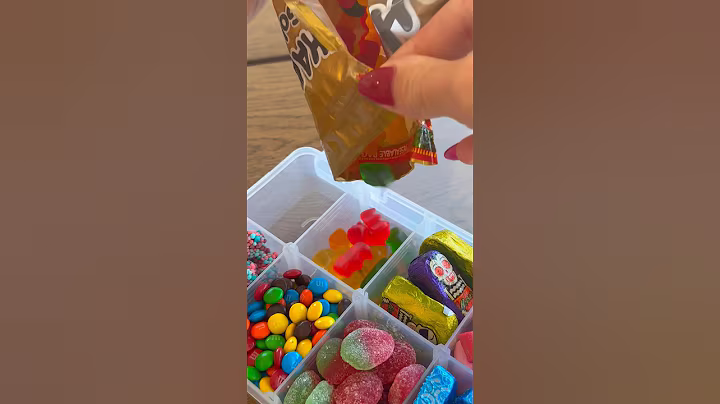 SUPER SATISFYING CANDY SNACKLE BOX #asmr #organization #restock #candy