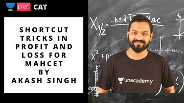 Shortcut Tricks in Profit and Loss for MAHCET by Akash Singh