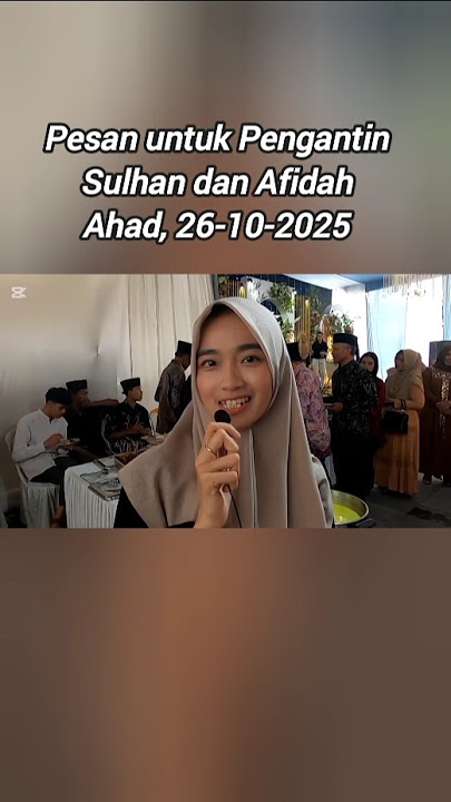 Greetings for the Bride and Groom at Baran Kates Rejotangan Tulung Agung