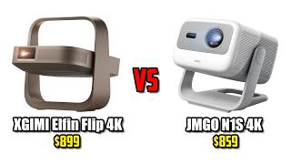 XGIMI Elfin Flip 4K vs JMGO N1S 4K - In-Depth Comparison - Which Sub $1000 Portable Projector To Buy