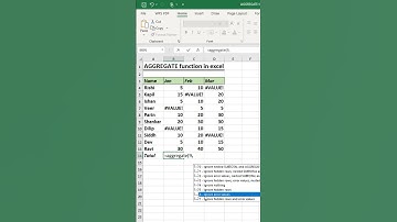 SUM values using AGGREGATE function in excel #exceltutorial #exceltips #exceltricks #excel