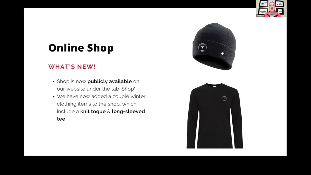 December 2021 chapter meeting interview with Tesla Owners Australia