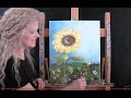 Sunflower Field | Paint and Sip at Home | Acrylic Painting Tutorial Step by Step