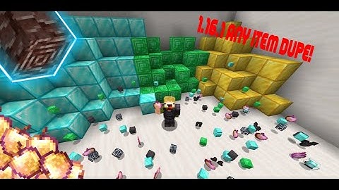 Minecraft 1.16.2 Java Duplication Glitch Multiplayer (WORKING)