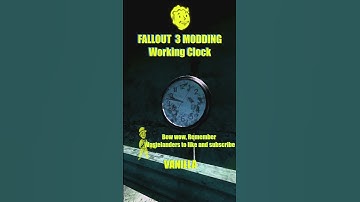 FO3 | ⏰ MOD 💾FALLOUT 3 Animated Clock #FO3 3⌚⏰ #mod  #fallout3  #modding