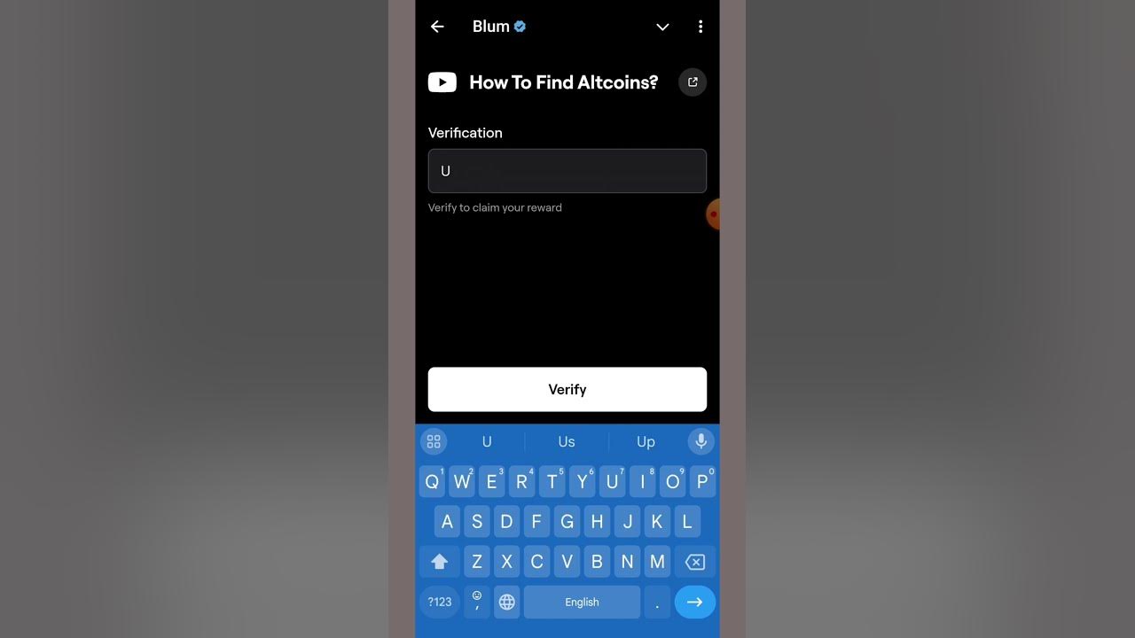 How To Find Altcoins? Blum Blum Keyword Blum Code Blum YouTube