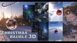 Christmas Bauble - relaxing 3D app and live wallpaper. screenshot 1