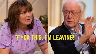 Michael Caine Kicked Off Lorraine Kelly’s Show After Heated Clash