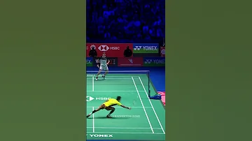 Axelsen 416 kph smash against Lakshya Sen #viktoraxelsen #badminton