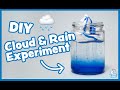 How to make a rain cloud in a jar  kids science experiment