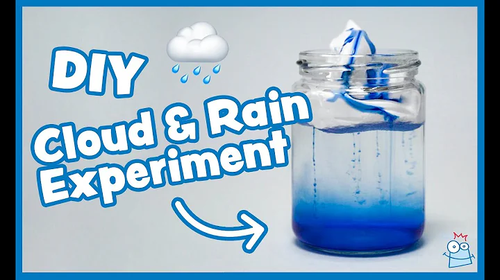 How to make a Rain Cloud in a Jar | Kids Science Experiment
