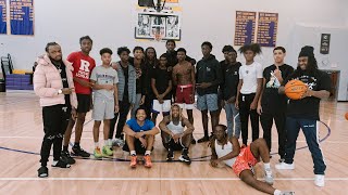 Lil Durk - The Voice visits Camden High Basketball team