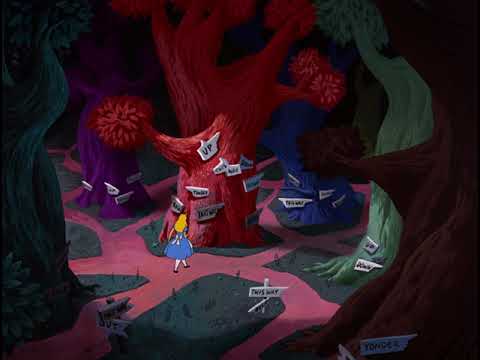Alice does not know which way to go (with English subtitle). HD