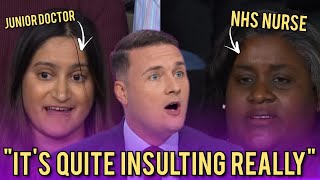 NHS workers ROAST Wes streeting's healthcare plans on Question Time ft. Kevin Logan