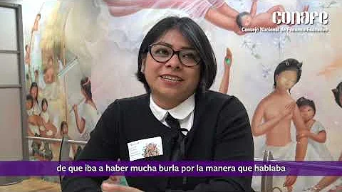 Alicia Gregorio colabora en el Conafe y es una his...