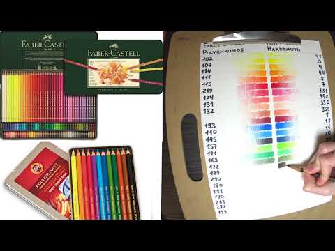 Видео: На базата на масло faber castell polychromos ли са?