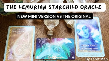 The Lemurian Starchild Oracle Mini vs the original one  #tarotmap  #lemurianstarchildoracle