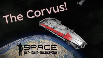 The Corvus from Star Wars Battlefront 2 in Space Engineers!