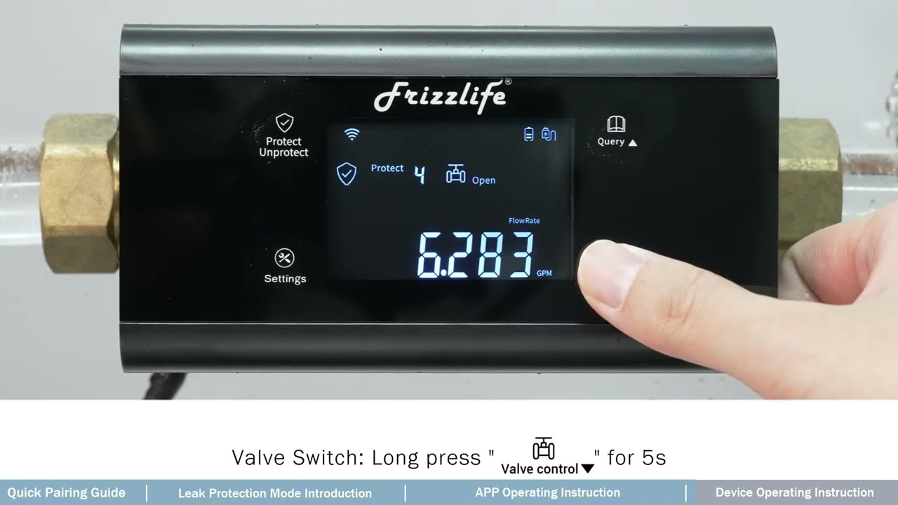 Frizzlife LP365/LP365-P Smart Water Monitor & Sensor
