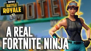 A Real Fortnite Ninja!  Fortnite Battle Royale Gameplay  Ninja